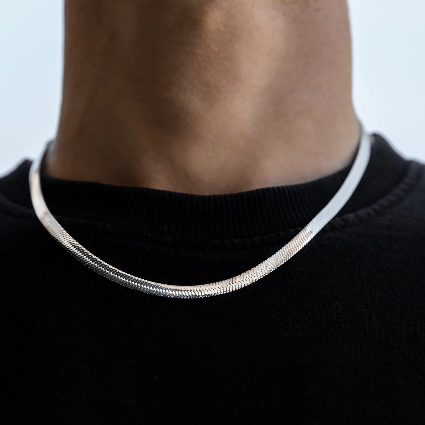 4mm Stainless Steel Snake Neck Chain